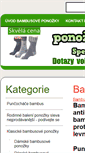 Mobile Screenshot of ponozky-bambusove.cz